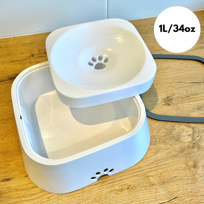 Fluffy Tailâ„¢ Zero Splash Dog Water Bowl